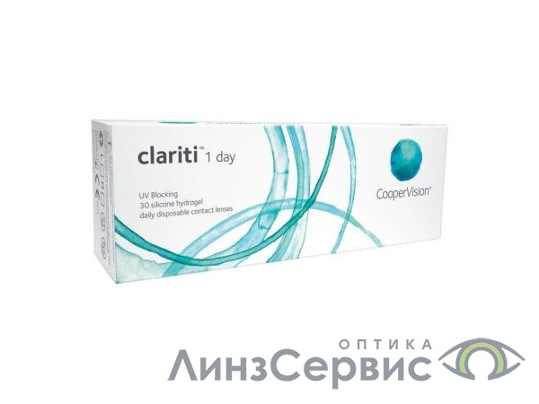 картинка Контактные линзы CooperVision Clariti 1 day -5.25 кривизна 8.6 от магазина ЛинзСервис